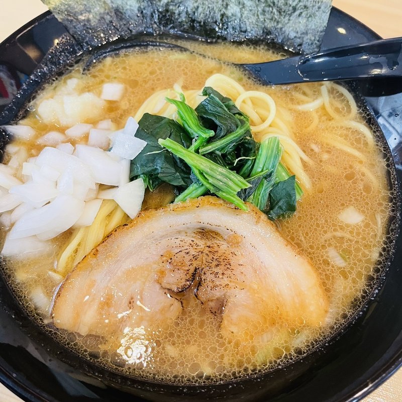 醤油とんこつラーメン (海老豚骨真面目ラーメン)