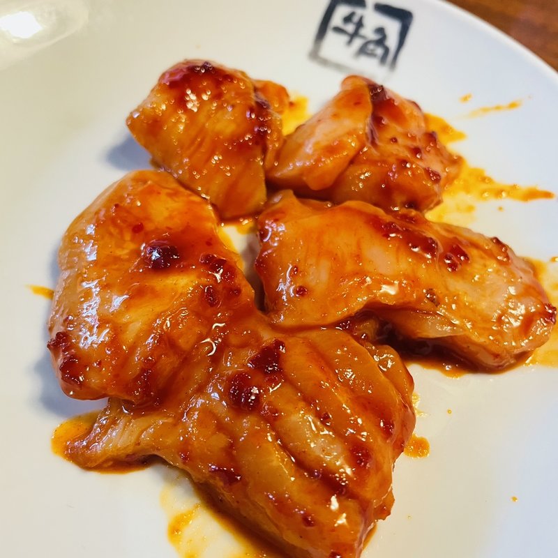 上ミノ 牛（塩ダレ味噌ダレ旨辛味噌）(牛角秋葉原昭和通り口店)