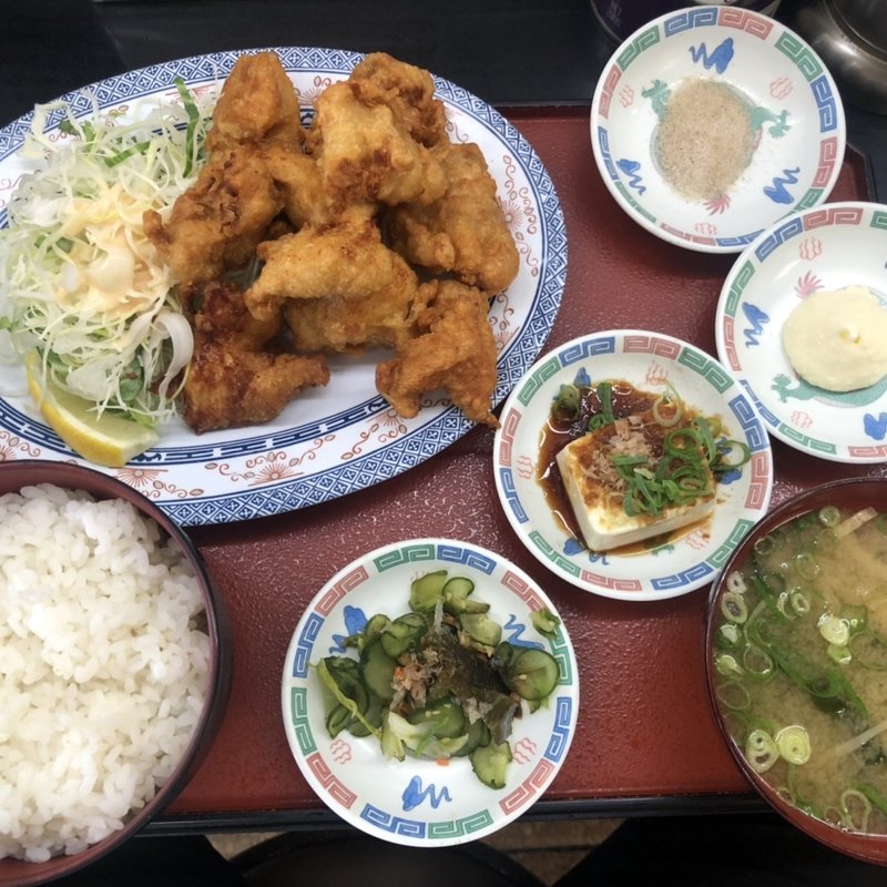 とり唐揚げ定食(餃子の大将 )