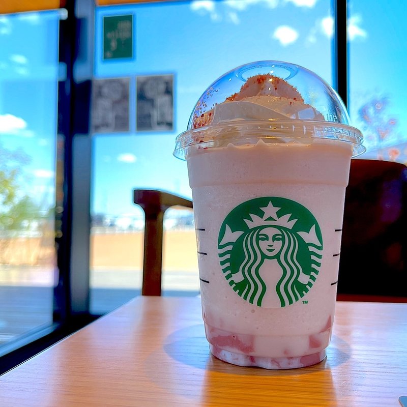 さくらふわりベリーフラペチーノ(スターバックス　グランテラス筑西店)