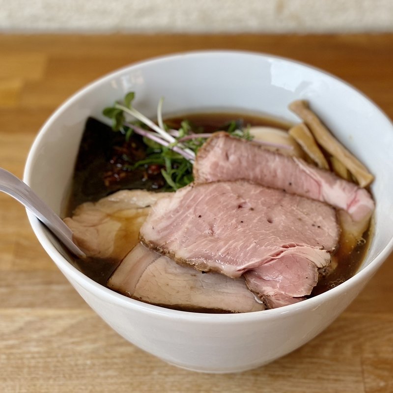 特製醤油ラーメン(湖麺屋 リールカフェ （Reel Cafe）)