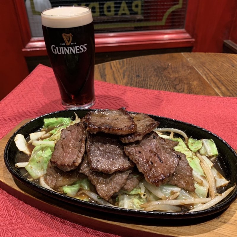 なかむら牛爆盛りプレート(THE SHIP ザシップ Super Premium Dining Pub)