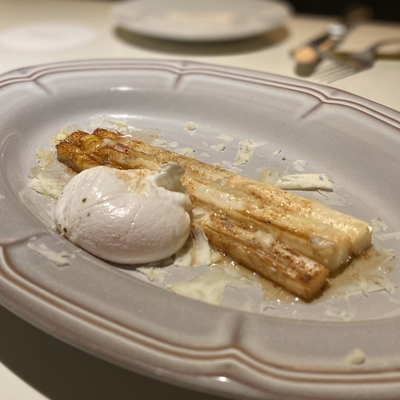 アスパラポーチドエッグ(T by TAKERU Co.)