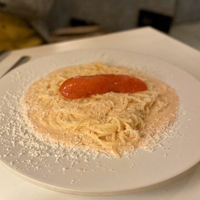 明太子とパルミジャーノ フェデリーニ(T by TAKERU Co.)