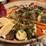 鮮魚と季節野菜のオーブン焼き