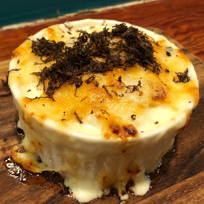 黒トリュフとホワイトアスパラのチャウダー(ata)