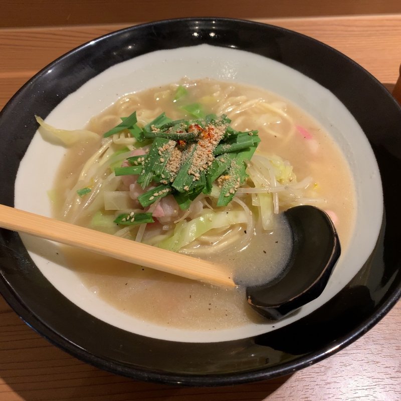 博多もつちゃんぽん(博多もつ鍋前田屋博多店)