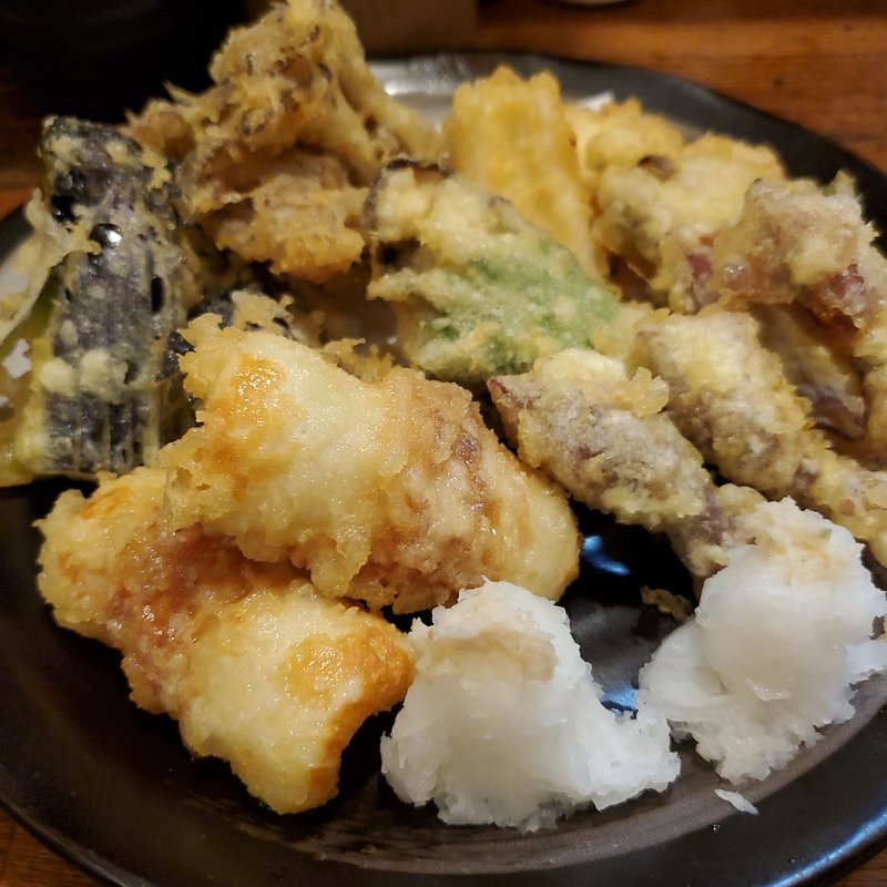 天ぷら盛り合わせ(とんかつ光助)