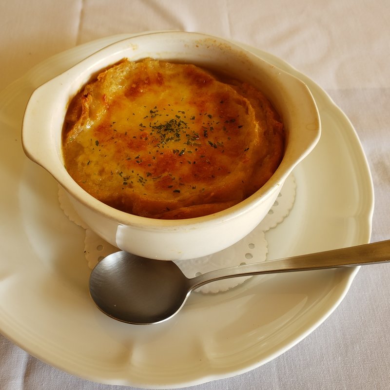 オニオングラタンスープ(ヒデズキッチン)