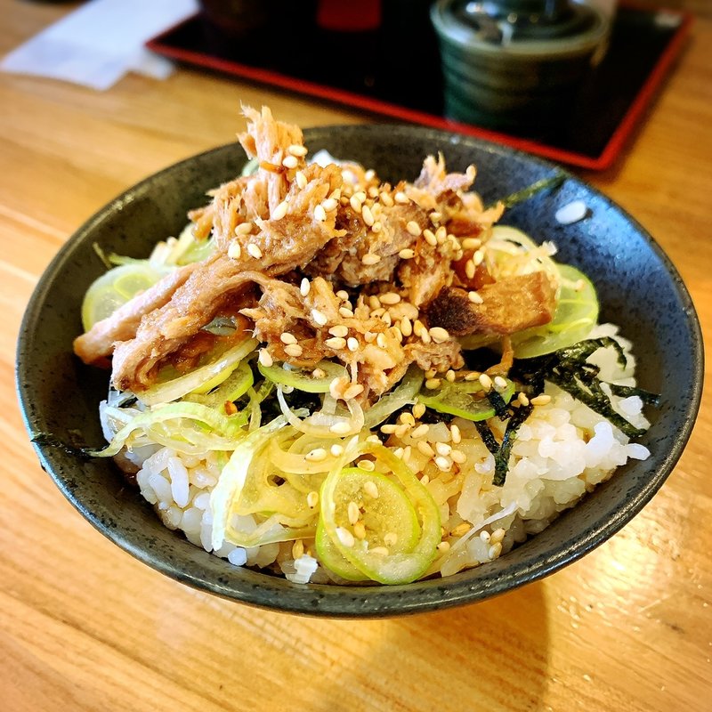 ネギチャーシュー丼小(麺屋東京かとむら )