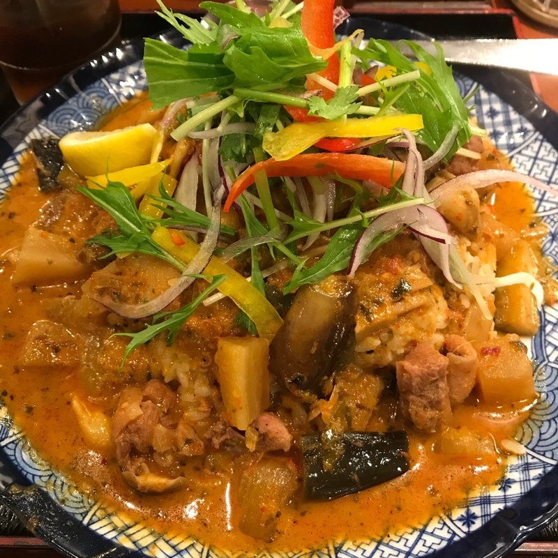 レッドカレー(肥後橋南蛮亭)