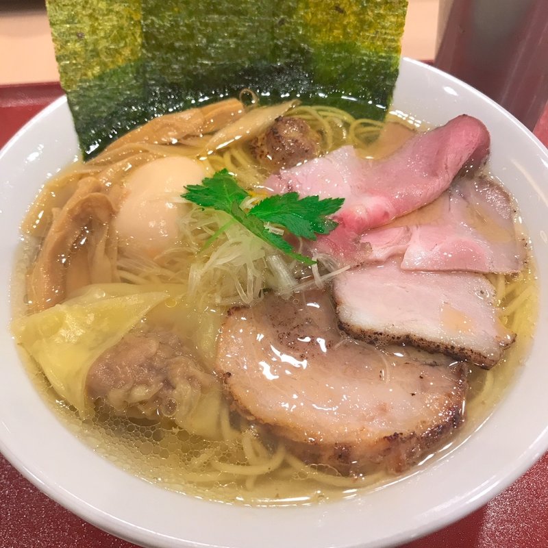 特製いりこそば(麦と麺助 新梅田中津店)