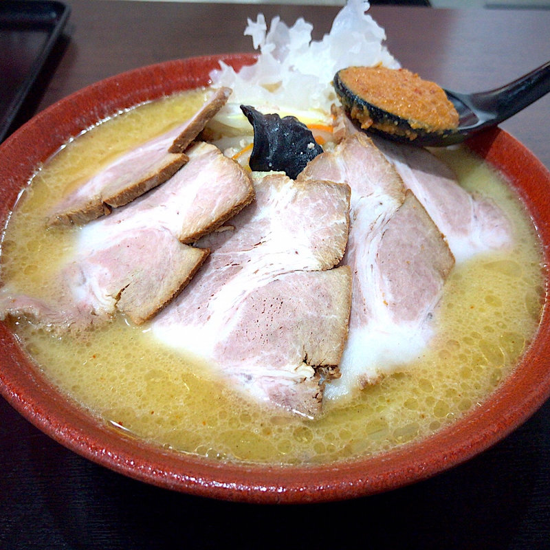 味噌ラーメン＋チャーシュー(ラーメン渓流 山形駅前店)