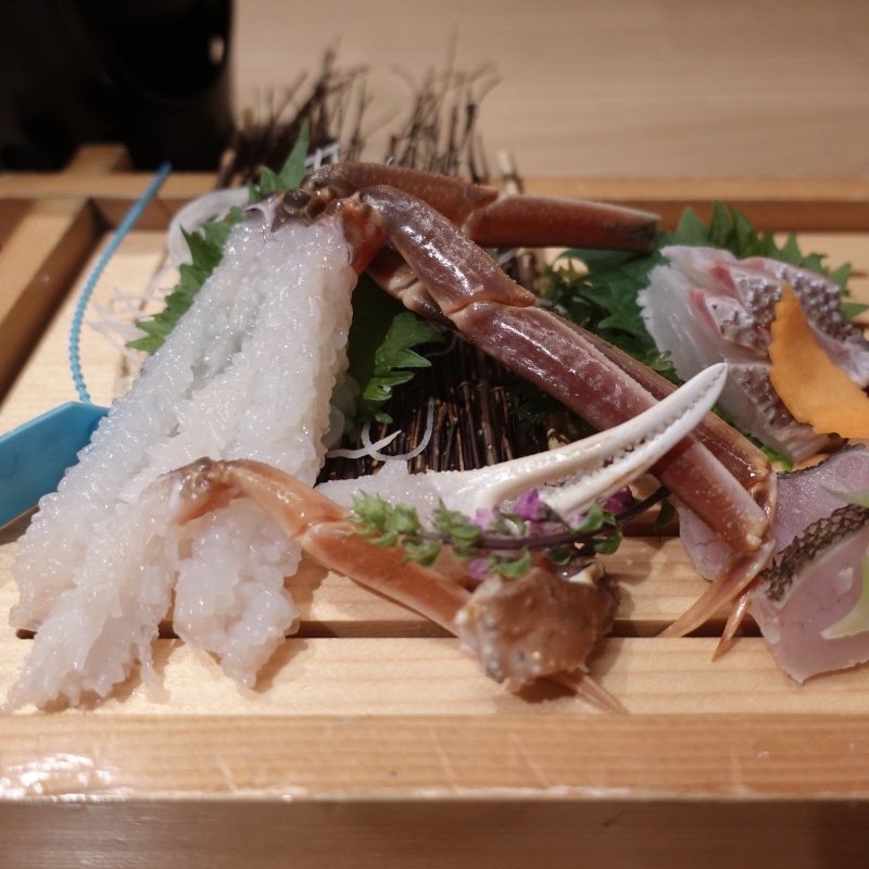 かに刺し(美湾荘 （ゆけむりの宿　美湾荘）)