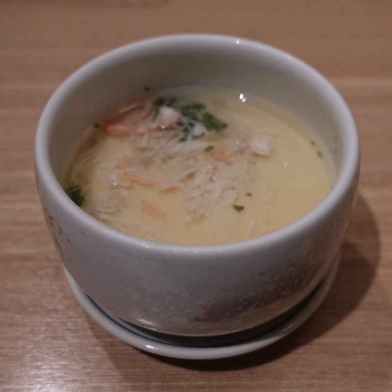 かに茶碗蒸し(美湾荘 （ゆけむりの宿　美湾荘）)