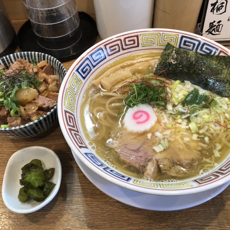 塩そば(中華そば桐麺)