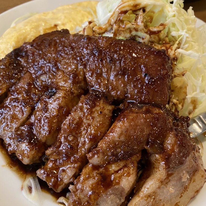 トンテキランチ(サル・ベーコン 江坂本店)