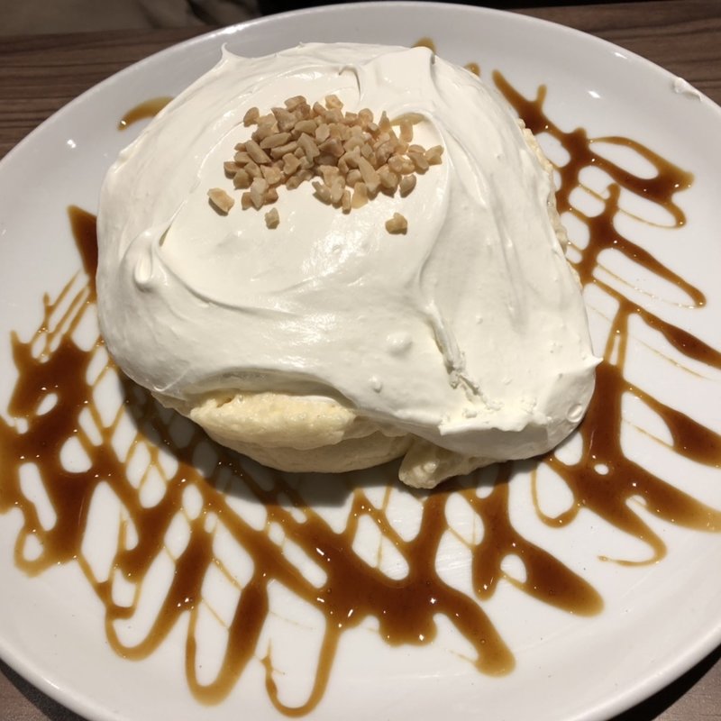 特製クリームのリコッタパンケーキ(高倉町珈琲　戸田店)