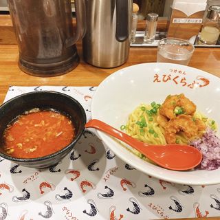 海老チリつけ麺(東京ぶたくらぶ)