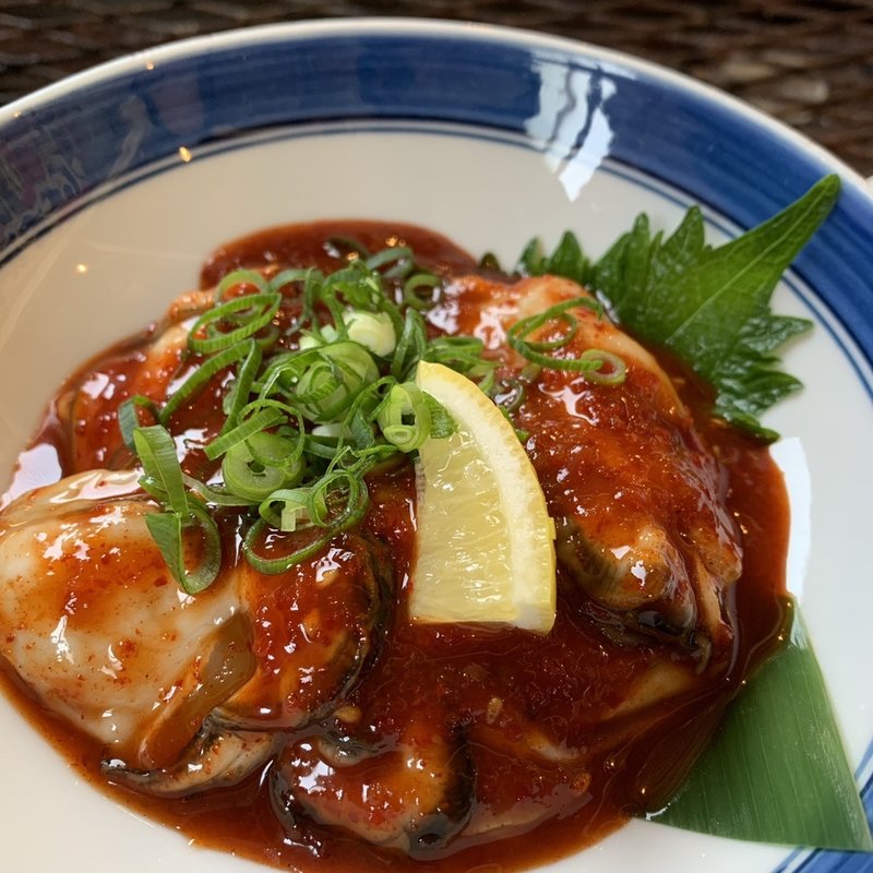 牡蠣キムチ(海鮮問屋 城)