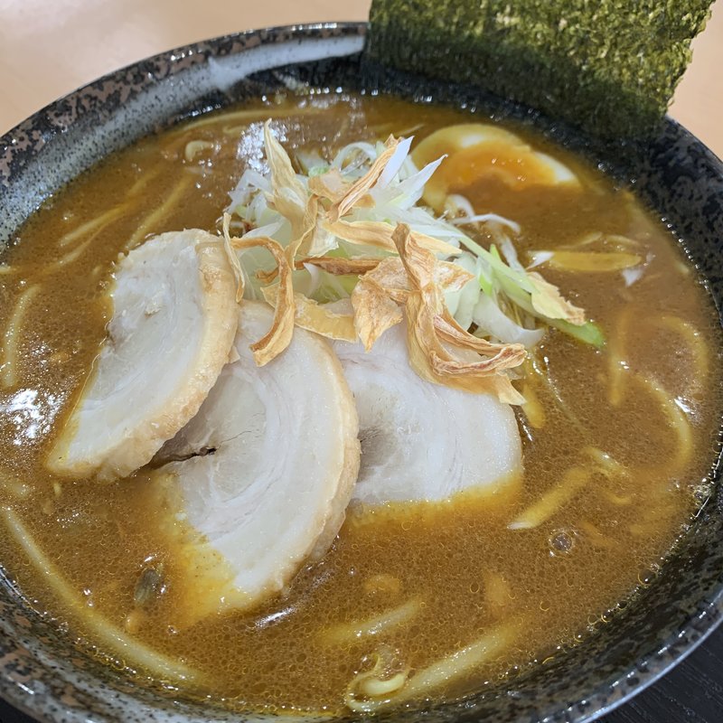 スパイスカレーラーメン(大衆食堂カムイ)