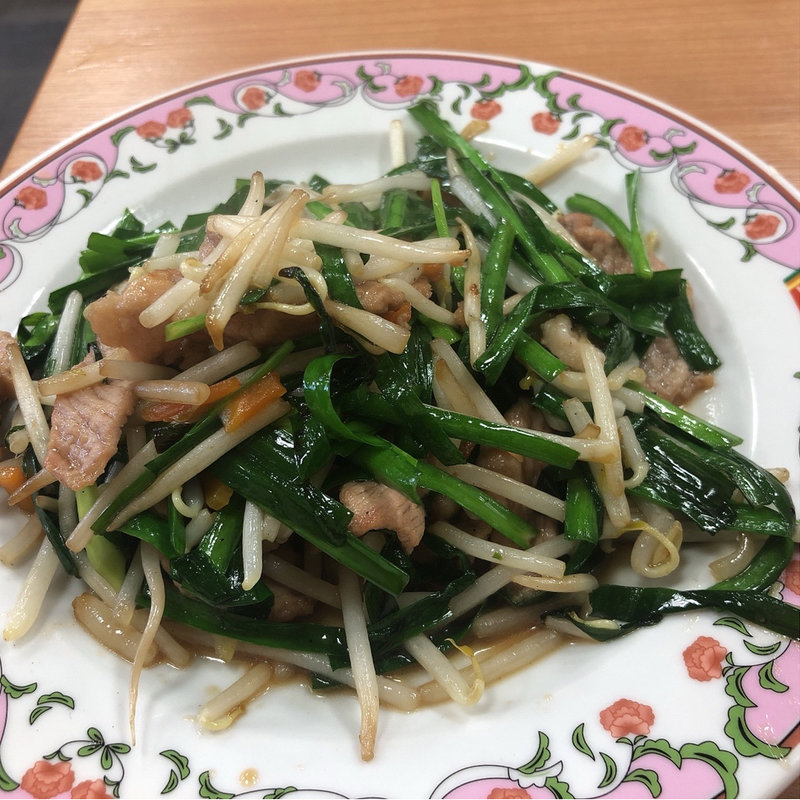 肉ニラ炒め(餃子の王将 近鉄八尾店)