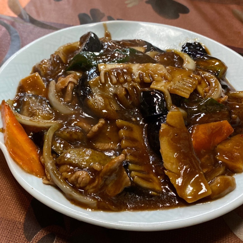 なすびのみそ炒め(中華屋台とんとん （とんとん）)