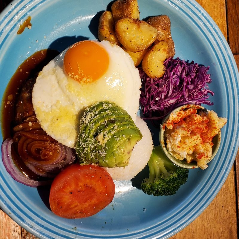 アボカドハンバーグロコモコ(コナズ珈琲 つくば研究学園店)