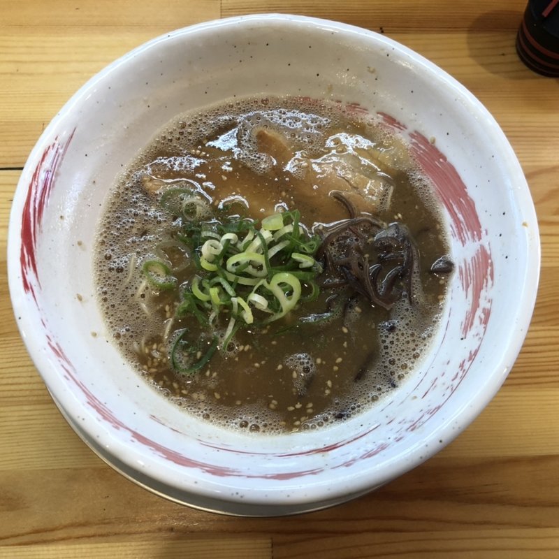 久留米系濃塩豚骨(豚骨屋 九州雄 守山店)