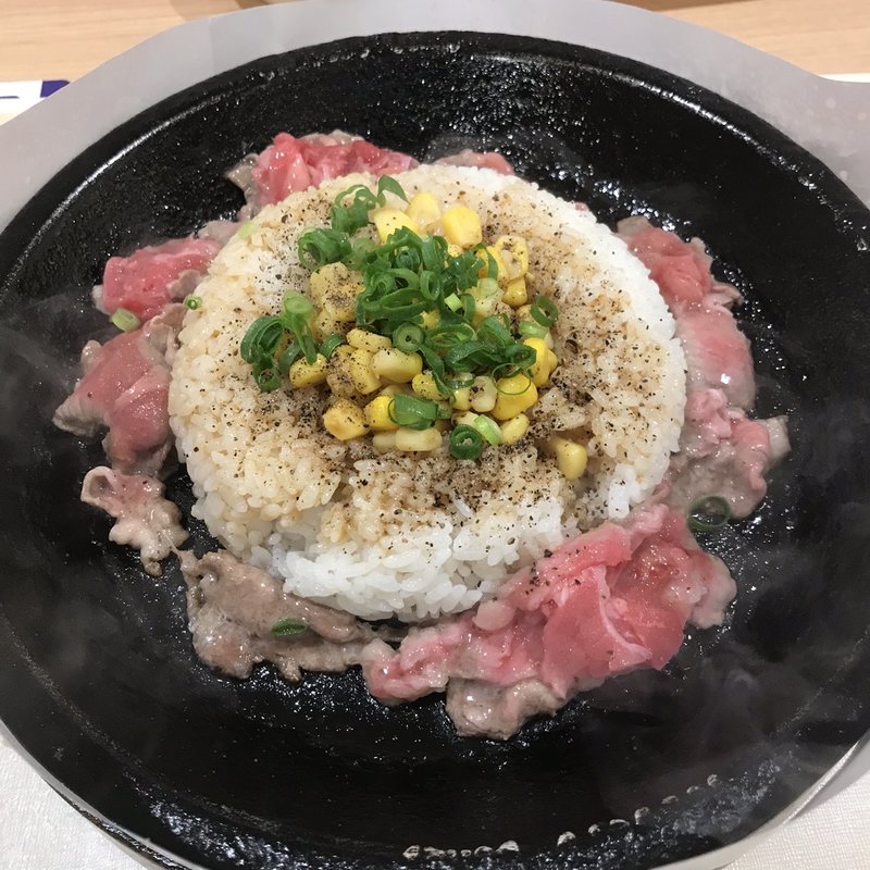 ビーフペッパーライス(ペッパーランチ ゆめタウン博多店)