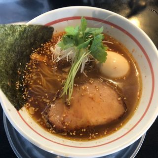 鶏柳辛麺 醤油(麺坊ひかり )