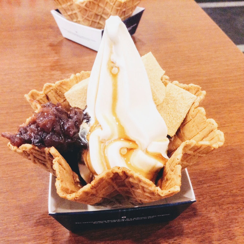 葛餅サンデー(餅陣住吉)