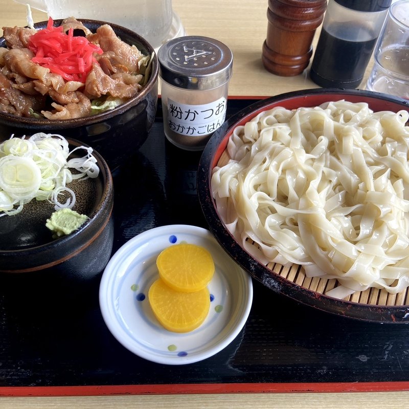 豚丼セット(日本橋そばよし 順天堂大学前店)