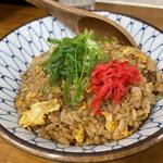 J君の黒醤油ジンジャーチャーハン(ラーメン専科 竹末食堂)