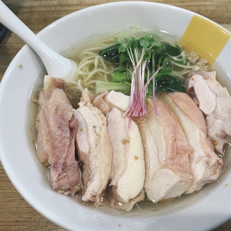 塩生姜らー麺肉増し(塩生姜らー麺専門店MANNISH亀戸店)