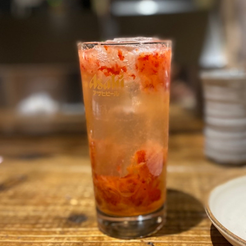酎ハイ　いちご(串揚げとおでん　コムロテツヤ)