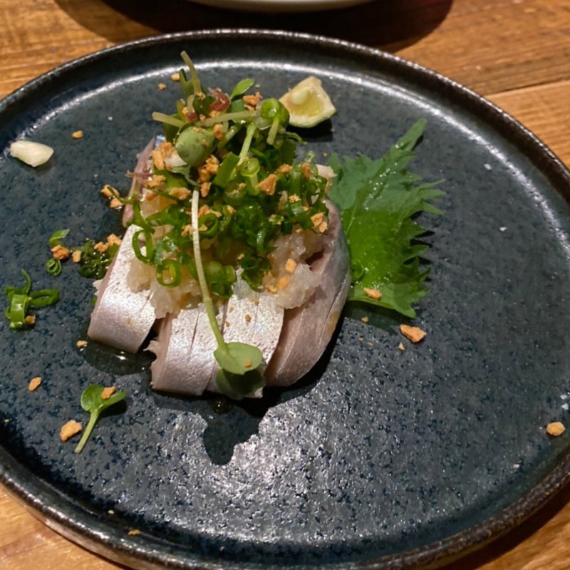 特製しめさば(串揚げとおでん　コムロテツヤ)