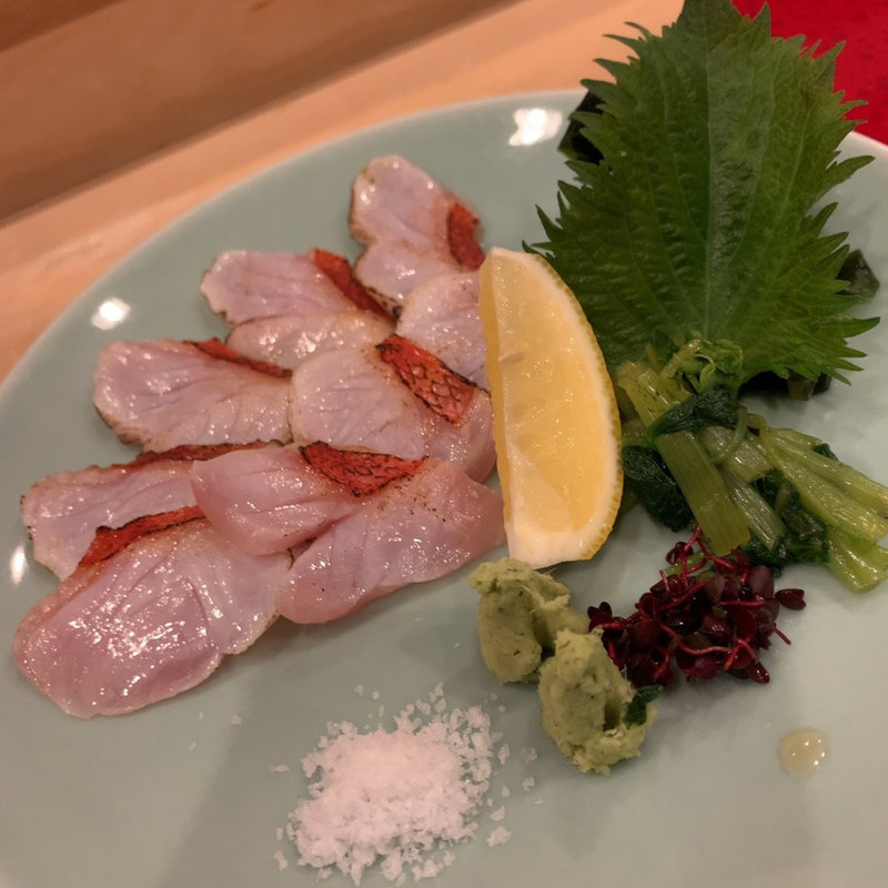 金目鯛炙り(馳走や直 赤坂本店)