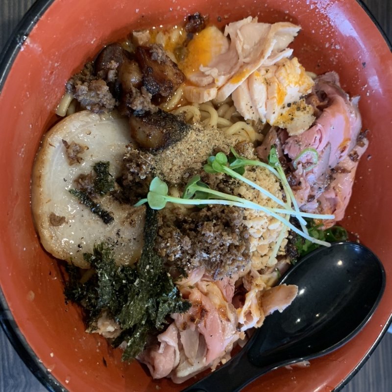 肉肉坦々まぜそば(肉麺 ひだまり庵)