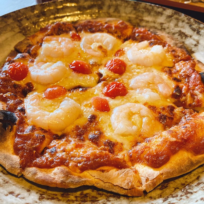 海老のピザ(樹の里 )