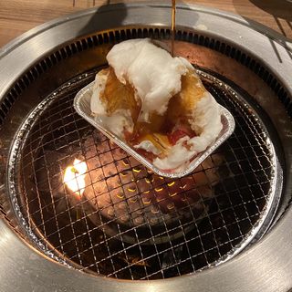 わたあめすき焼きカルビ(牛角 津高茶屋店 )