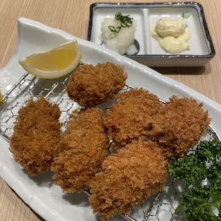 おつまみ 牡蠣フライさんこ(とんかつ寿々木 グランフロント大阪店)