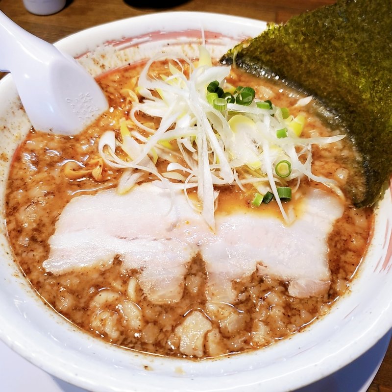 節豚骨ラーメン(らーめん成川)