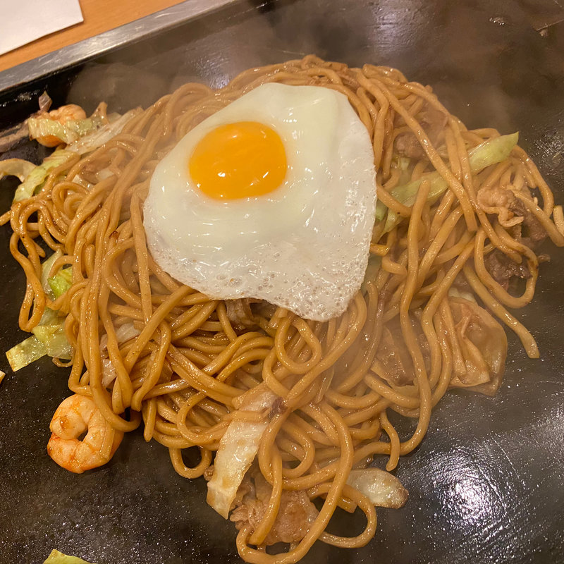 風月デラックス焼きそば(鶴橋風月 箕面店)