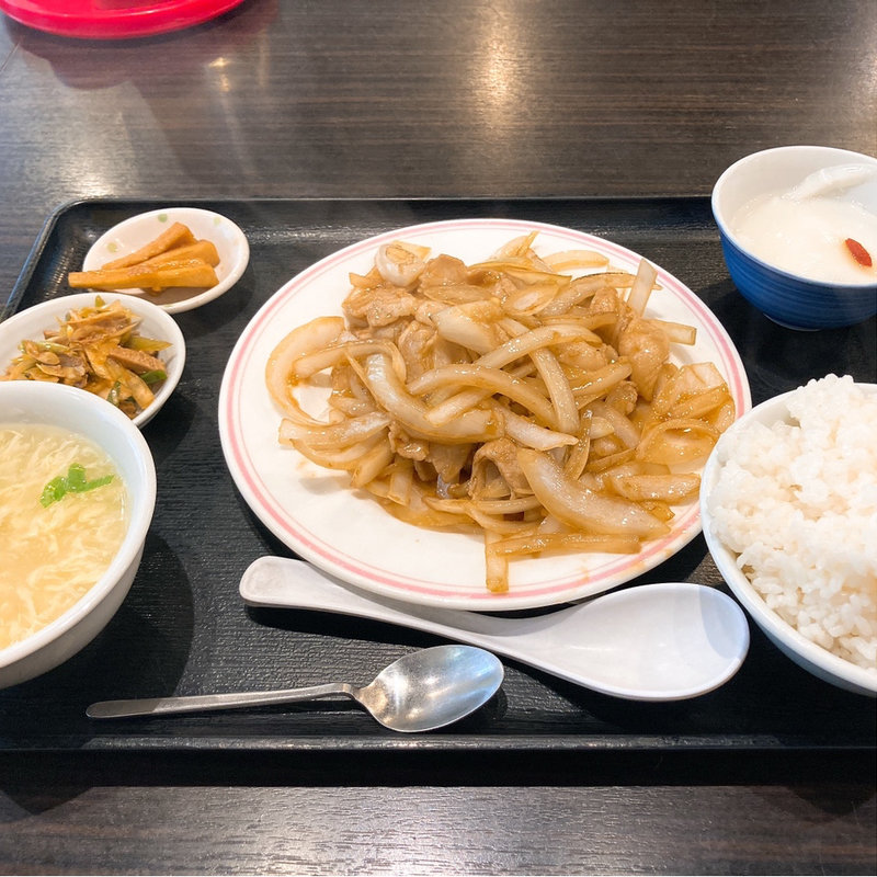 豚の生姜焼き定食(大上海)