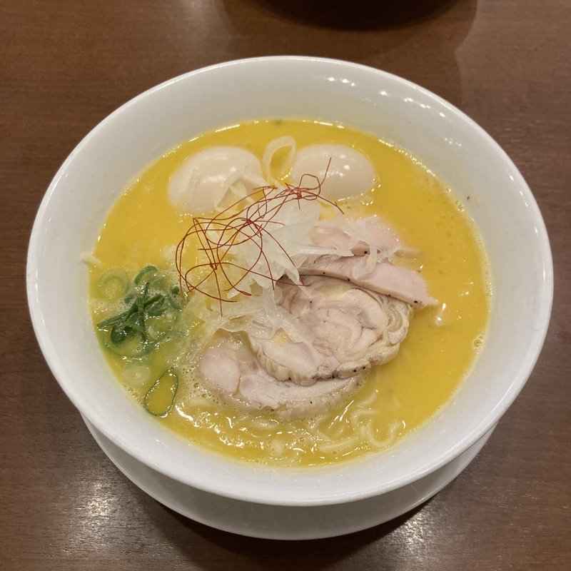 特製濃厚白湯塩(鶏そば から揚げ 専門店 らーめん風見鶏 西田辺)