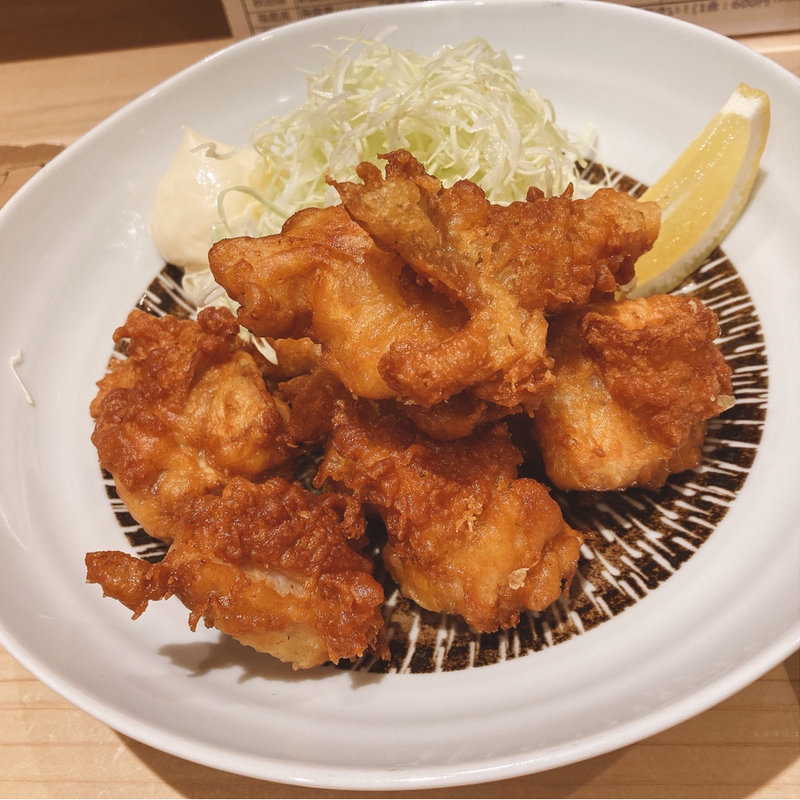 国産鶏の唐揚げ(まごめ酒肴 神徳)