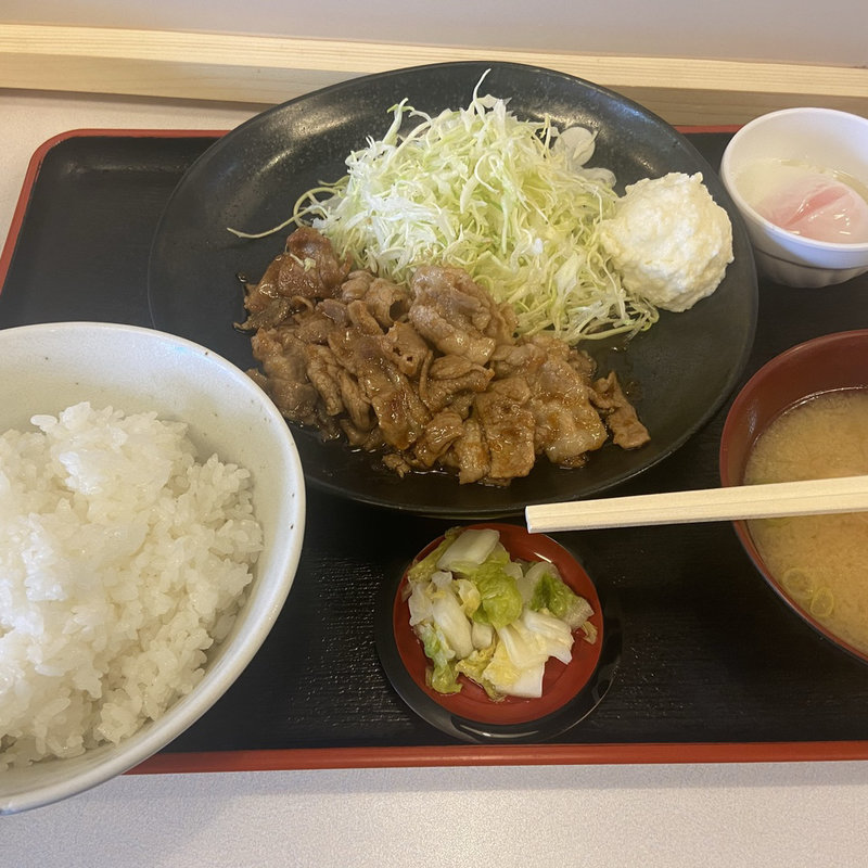しょうが焼き定食(定食 稲)