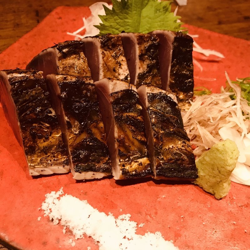 かつをの塩たたき(わらやき屋 上野広小路店)