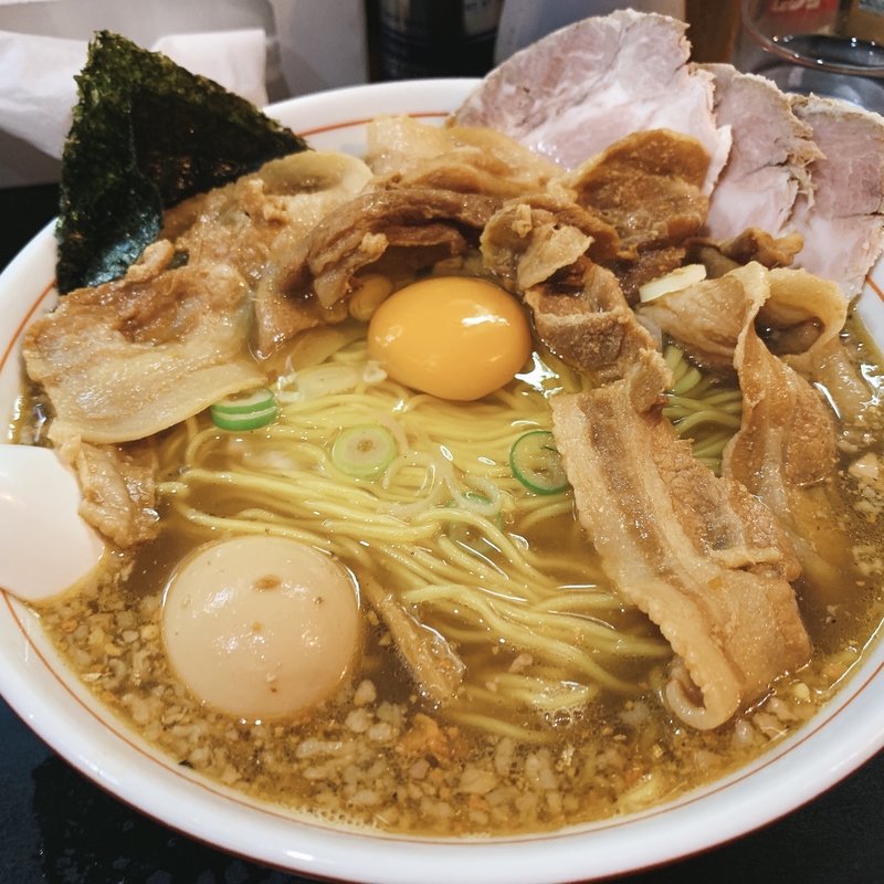 スペシャル（アンコウ、シシャモ）大盛り、つけたま(一条流がんこ総本家分家荒木町)